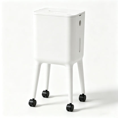 16L Smart Motion Sensor Trash Can | Rolling Hands Free Bin for Kitchen
