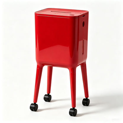 16L Smart Motion Sensor Trash Can | Rolling Hands Free Bin for Kitchen