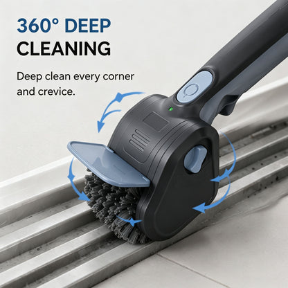Cordless Electric Grill Brush, 700 RPM, 2 Cleaning Heads